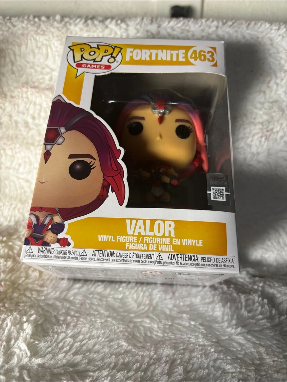 Funko Pop! Games Fortnite Valor Vinyl Figure - Red, Purple, Black